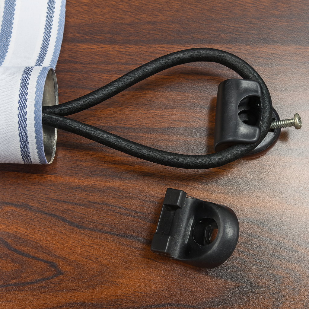 Outdoor Hem Bar with Elastic Straps